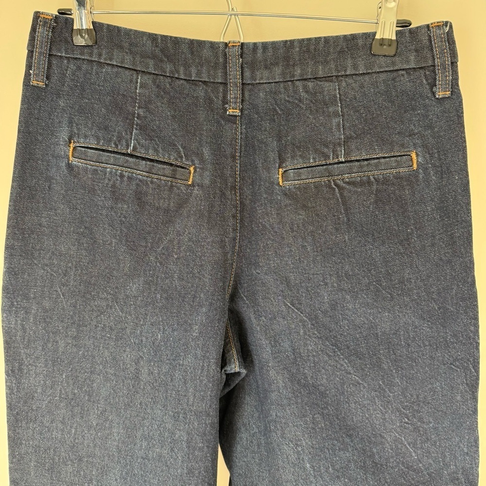 Banana Republic Luxe Mid Rise Straight Jeans Dark Wash - Picture 9 of 14